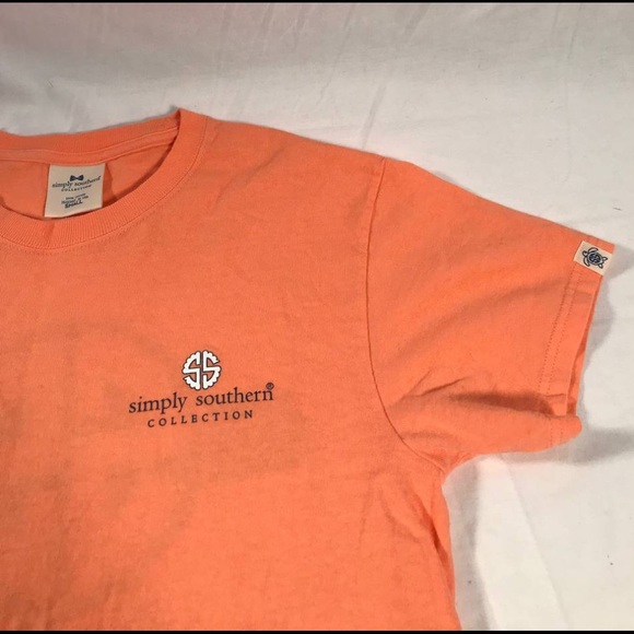 Womenโs Simply Southern Logo Graphic SS T-Shirt Size Small - Picture 2 of 6